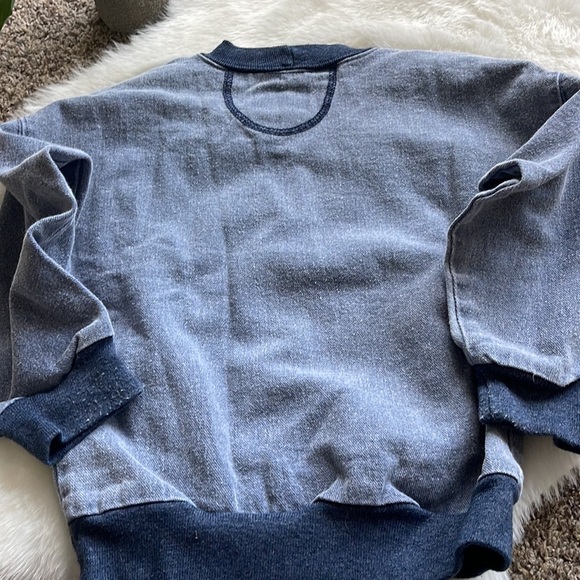 Vintage University of Michigan Denim Kids Sweatshirt Pullover Sz 2-3 Made in USA - Picture 7 of 8